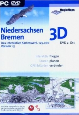 Niedersachsen/Bremen 3D. Das interaktive Kartenwerk. Set: DVD 1 + 2. - 