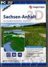 Sachsen-Anhalt 3D. Das interaktive Kartenwerk. - 