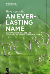 An Everlasting Name - Maoz Azaryahu