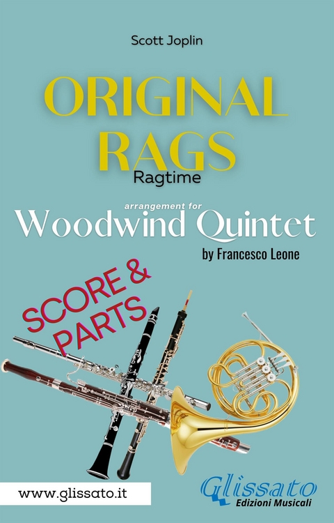 Woodwind Quintet: Original Rags (score & parts) - Scott Joplin