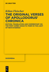 The Original Verses of Apollodorus’ ›Chronica‹ - Kilian Fleischer