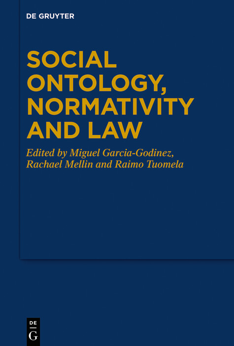 Social Ontology, Normativity and Law - 