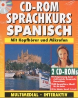 CD-ROM Sprachkurs Spanisch, 2 CD-ROMs und Sprachführer - 