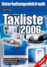 Taxliste Unterhaltungselektronik 2006