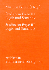 Studien zu Frege / III - 