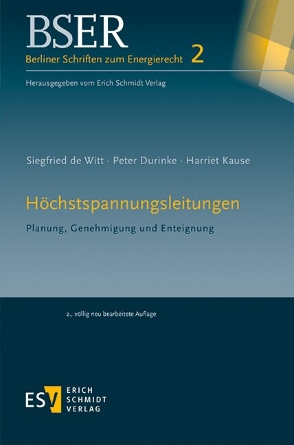 Höchstspannungsleitungen -  Siegfried de Witt,  Peter Durinke,  Harriet Kause