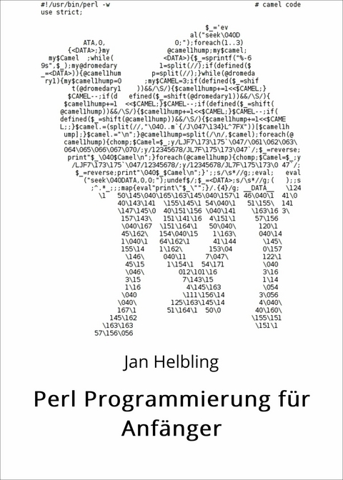 Perl Programmierung für Anfänger - Jan Helbling