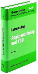 Abgabenordnung und Finanzgerichtsordnung - Jo Lammerding