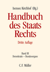 Handbuch des Staatsrechts - 