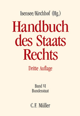 Handbuch des Staatsrechts - Michael Anderheiden, Hans Herbert von von Arnim, Richard Bartlsperger, Armin Dittmann, Friedhelm Hase, Reinhard Hendler, Ansgar Hense, Matthias Herdegen, Josef Isensee, Eckart Klein, Thomas Mann, Janbernd Oebbecke, Jost Pietzcker, Adelheid Puttler, Günter Püttner, Hans-Werner Rengeling, Walter Rudolf, Christian Starck, Rudolf Wendt, Thomas Würtenberger