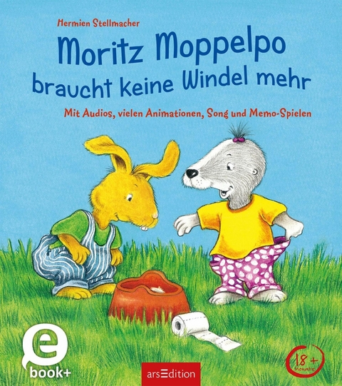 Moritz Moppelpo braucht keine Windel mehr (Enhanced E-Book) -  Hermien Stellmacher
