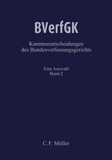 BVerfGK - Kammerentscheidungen des Bundesverfassungsgerichts Band 2