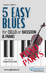 5 Easy Blues - Cello/Bassoon & Piano (Piano parts) - Ferdinand "Jelly Roll" Morton, Joe "King" Oliver, American Traditional