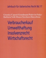 Insolvenzrecht - Verbraucherkauf - Umwelthaftung - Wirtschaftsrecht - 