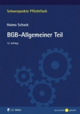 BGB-Allgemeiner Teil - Schack, Haimo