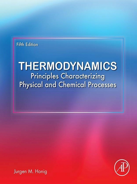 Thermodynamics -  Jurgen M. Honig