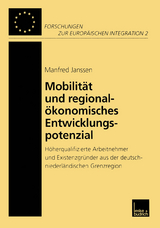Mobilität und regionalökonomisches Entwicklungspotenzial - Manfred Janssen