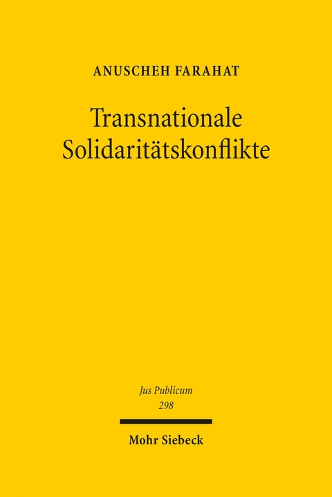 Transnationale Solidaritätskonflikte -  Anuscheh Farahat