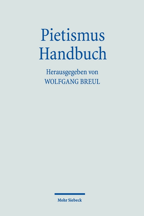 Pietismus Handbuch - 