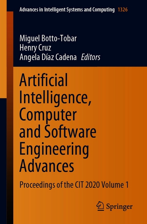 Artificial Intelligence, Computer and Software Engineering Advances - 