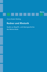 Redner und Rhetorik - Franz-Hubert Robling