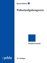 Polizeiaufgabengesetz - Georg Berner, Gerd M Köhler