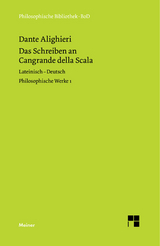 Das Schreiben an Cangrande della Scala -  Dante Alighieri