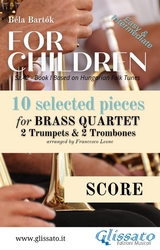 "For Children" by Bartók - Brass Quartet (score) - Béla Bartók