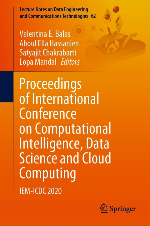 Proceedings of International Conference on Computational Intelligence, Data Science and Cloud Computing - 