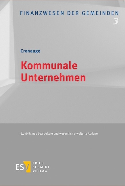 Kommunale Unternehmen -  Ulrich Cronauge