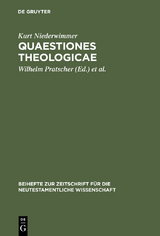 Quaestiones theologicae - Kurt Niederwimmer