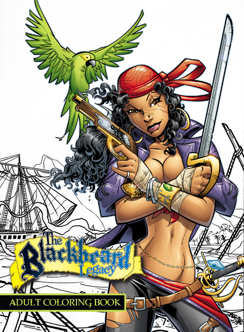 Blackbeard Legacy: Adult Coloring Book - Darren G. Davis