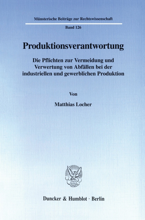 Produktionsverantwortung. -  Matthias Locher