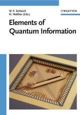 Elements of Quantum Information - 