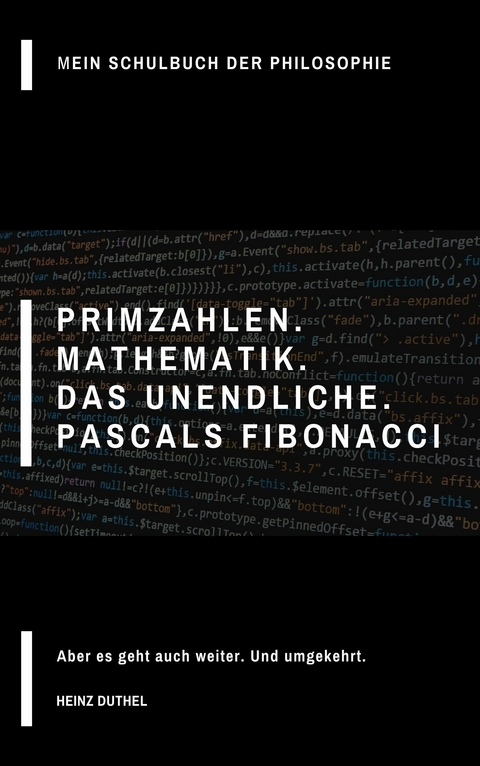 Mein Schulbuch der Philosophie Primzahlen -  Heinz Duthel