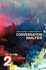 Conversation Analysis -  Ian Hutchby,  Robin Wooffitt
