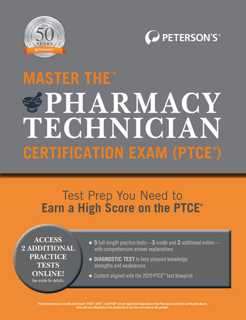 Master the Pharmacy Technician Certification Exam (PTCE) -  Peterson's