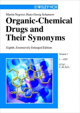 Organic-Chemical Drugs and Their Synonyms - Negwer, Martin; Scharnow, H G