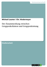 Der Zusammenhang zwischen Gruppenkohäsion und Gruppenleistung - Michael Laumer, Chr. Niedermayer