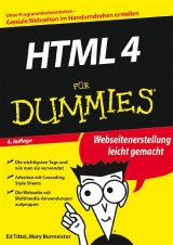 HTML 4 für Dummies - Tittel, Ed; Burmeister, Mary