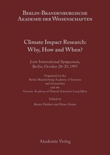 Climate Impact Research: Why, How and When? - 