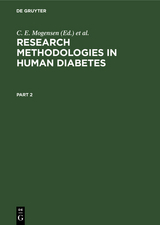 Research Methodologies in Human Diabetes. Part 2 - 