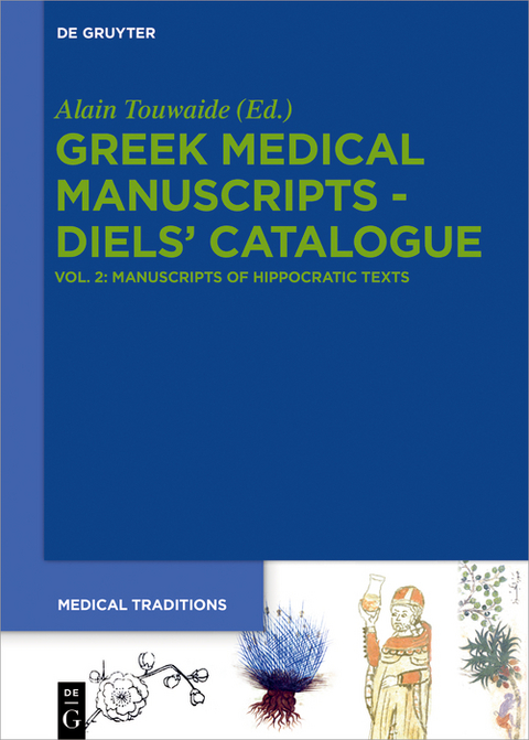 Greek Medical Manuscripts - Diels' Catalogue - 