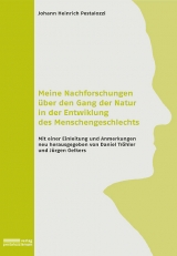 Meine Nachforschungen über den Gang der Natur in der Entwicklung des Menschengeschlechts - Pestalozzi, Johann H; Tröhler, Daniel; Oelkers, Jürgen