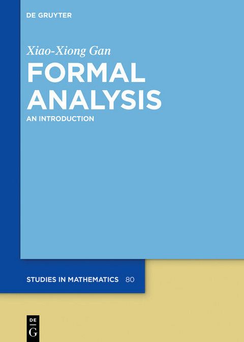 Formal Analysis -  Xiao-Xiong Gan