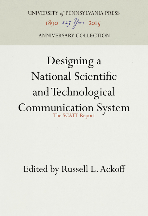 Designing a National Scientific and Technological Communication System - 