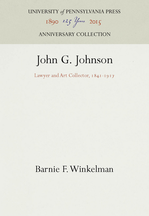 John G. Johnson -  Barnie F. Winkelman