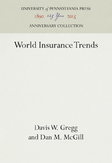 World Insurance Trends - Davis W. Gregg, Dan M. McGill