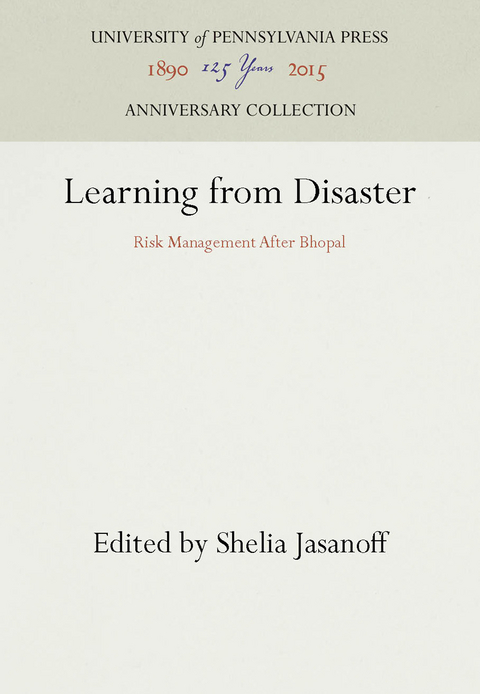 Learning from Disaster - 