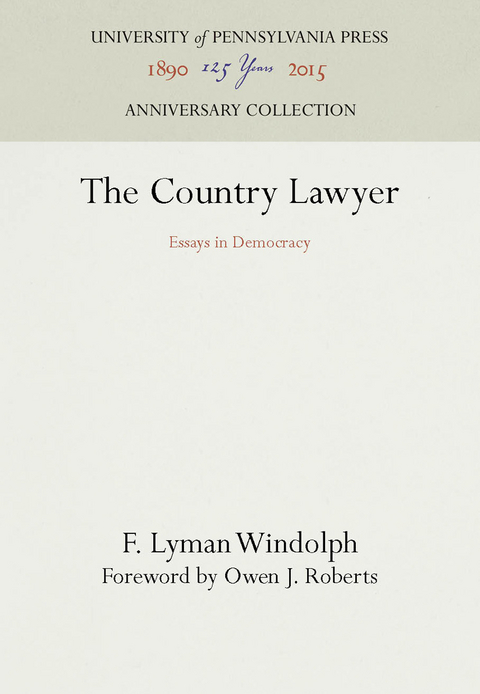 The Country Lawyer - F. Lyman Windolph